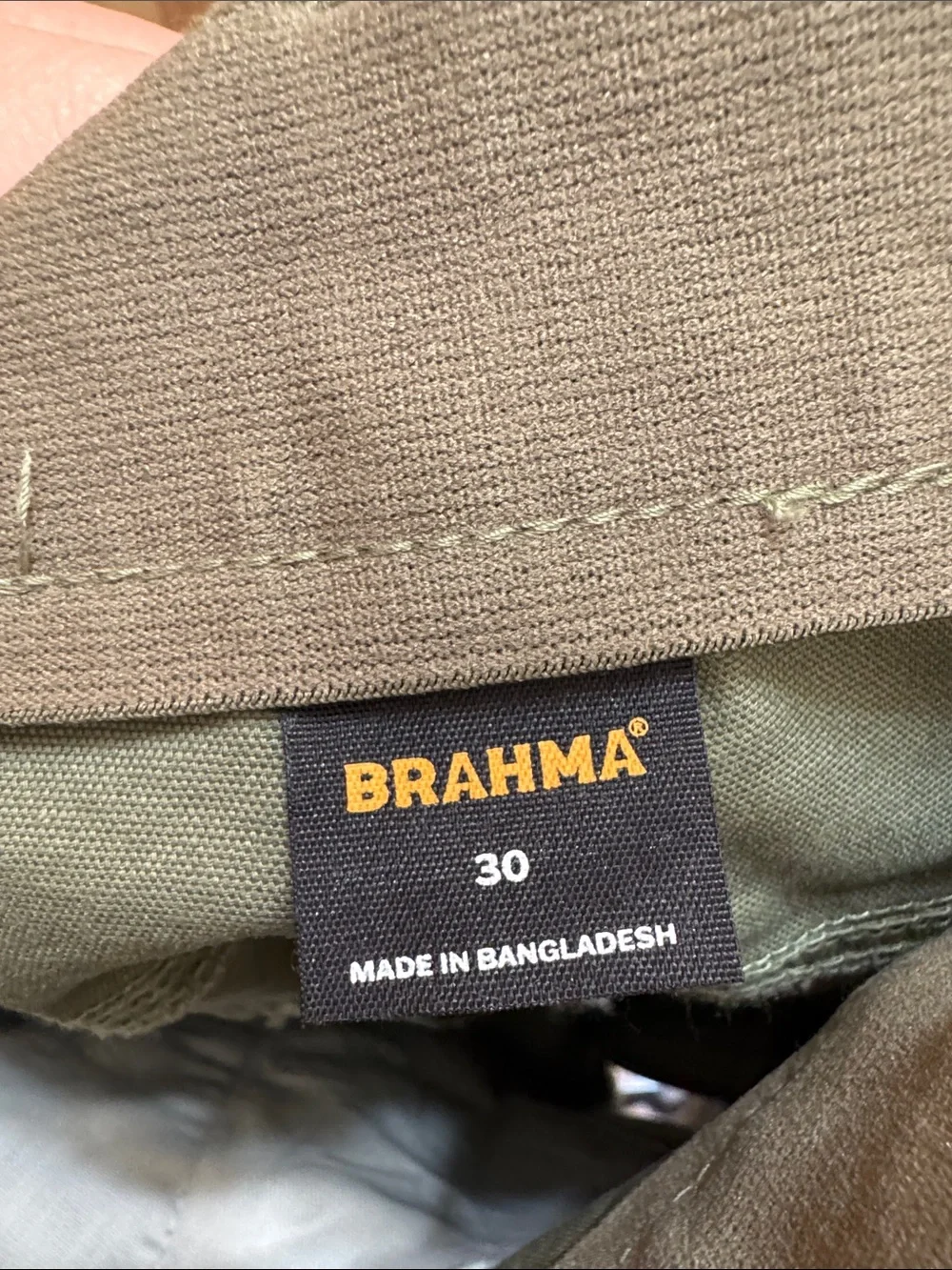 Brahma Olive Green Cargo Shorts
